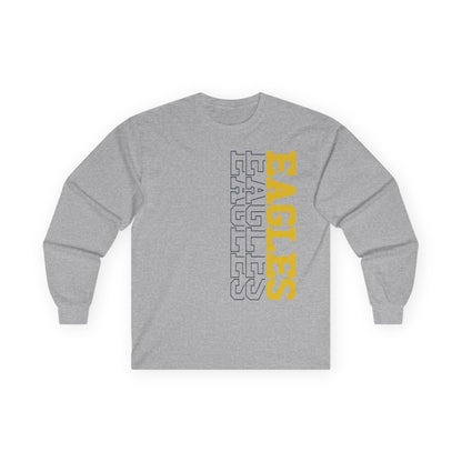 Sideways Eagles - Gildan Unisex Ultra Cotton Long Sleeve Tee