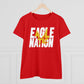 Eagle Nation - Gildan Women's Midweight Cotton Tee