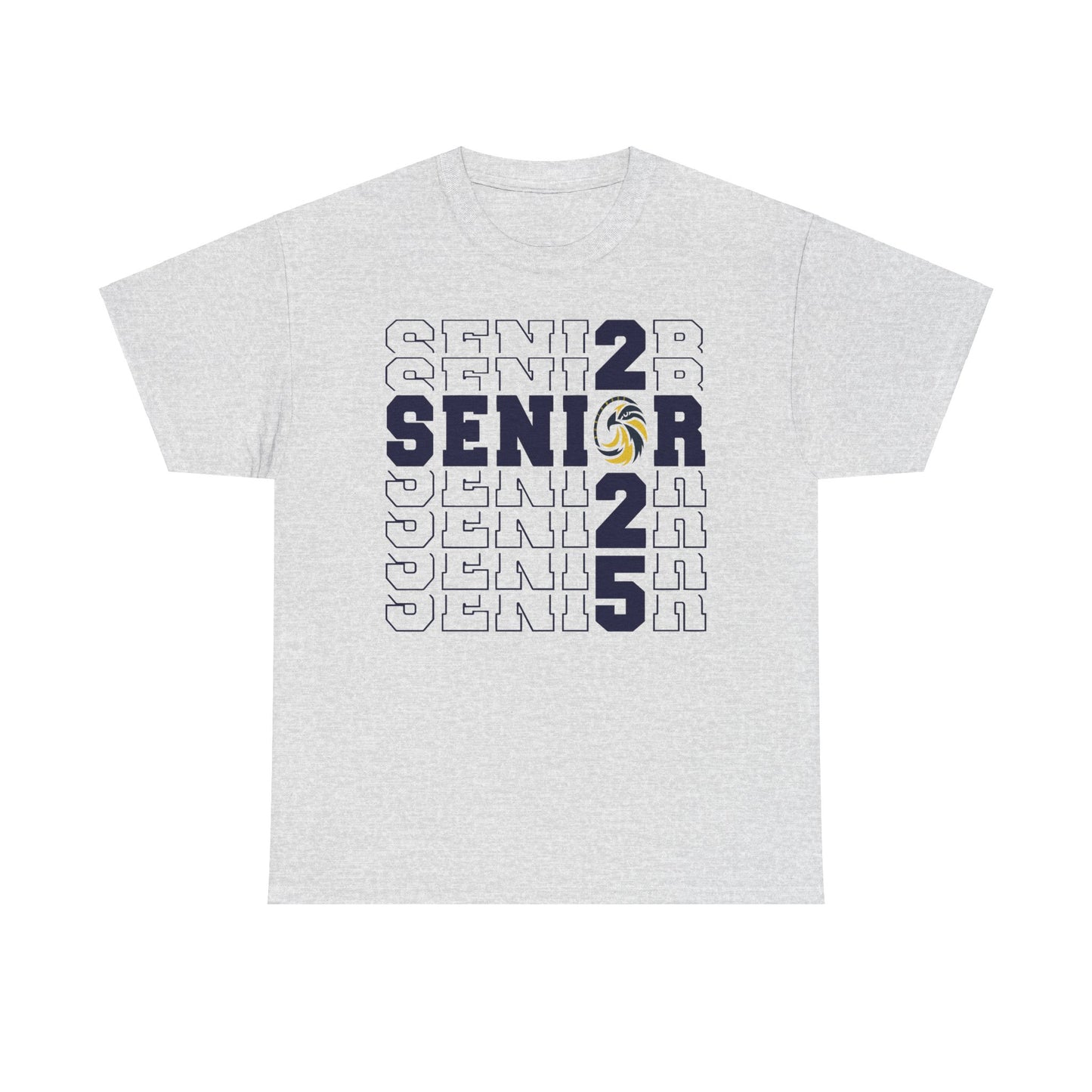 Seniors Cross Stacked c/o 2025 - Gildan Unisex Heavy Cotton Tee