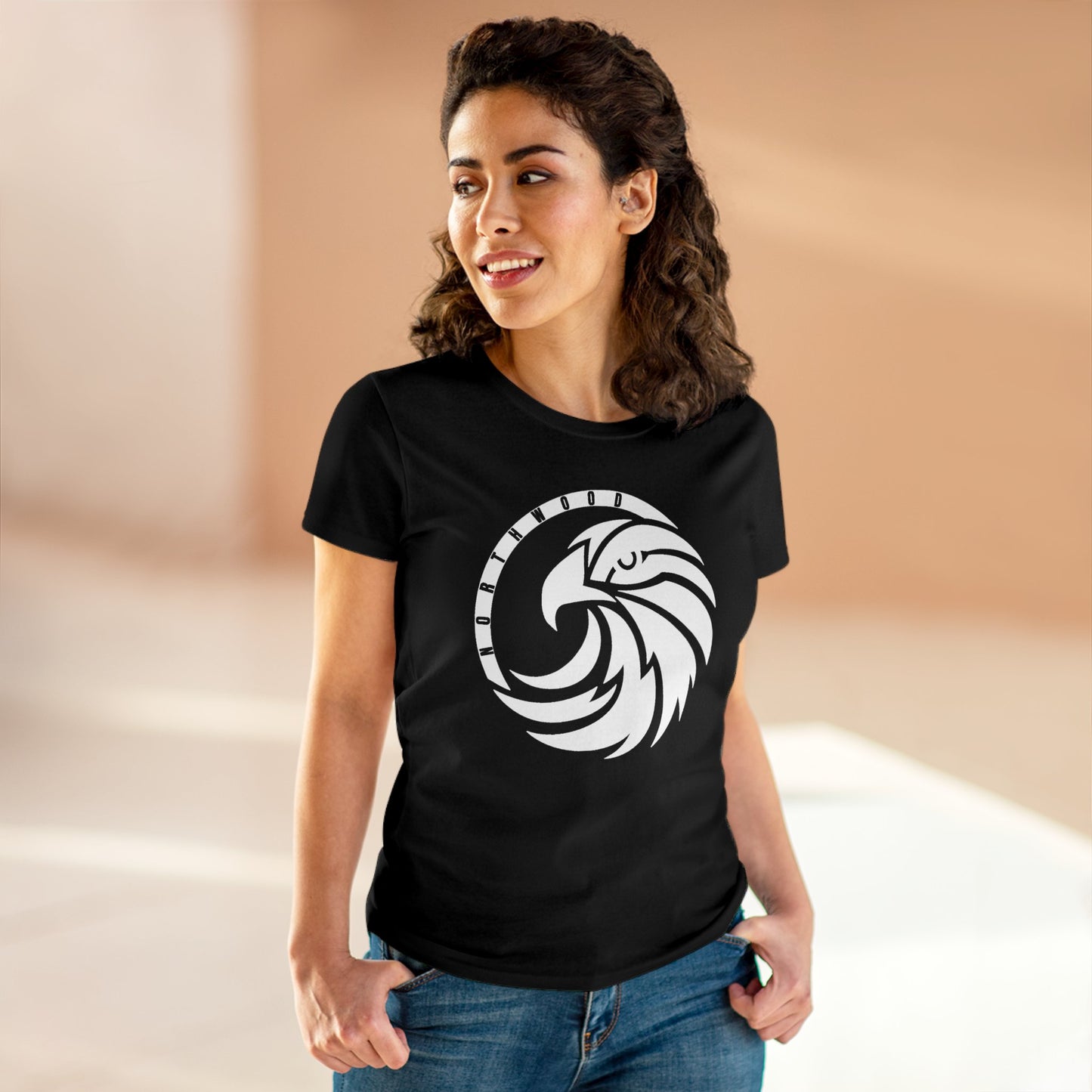 Original Logo - Gildan Women's Midweight Cotton Tee