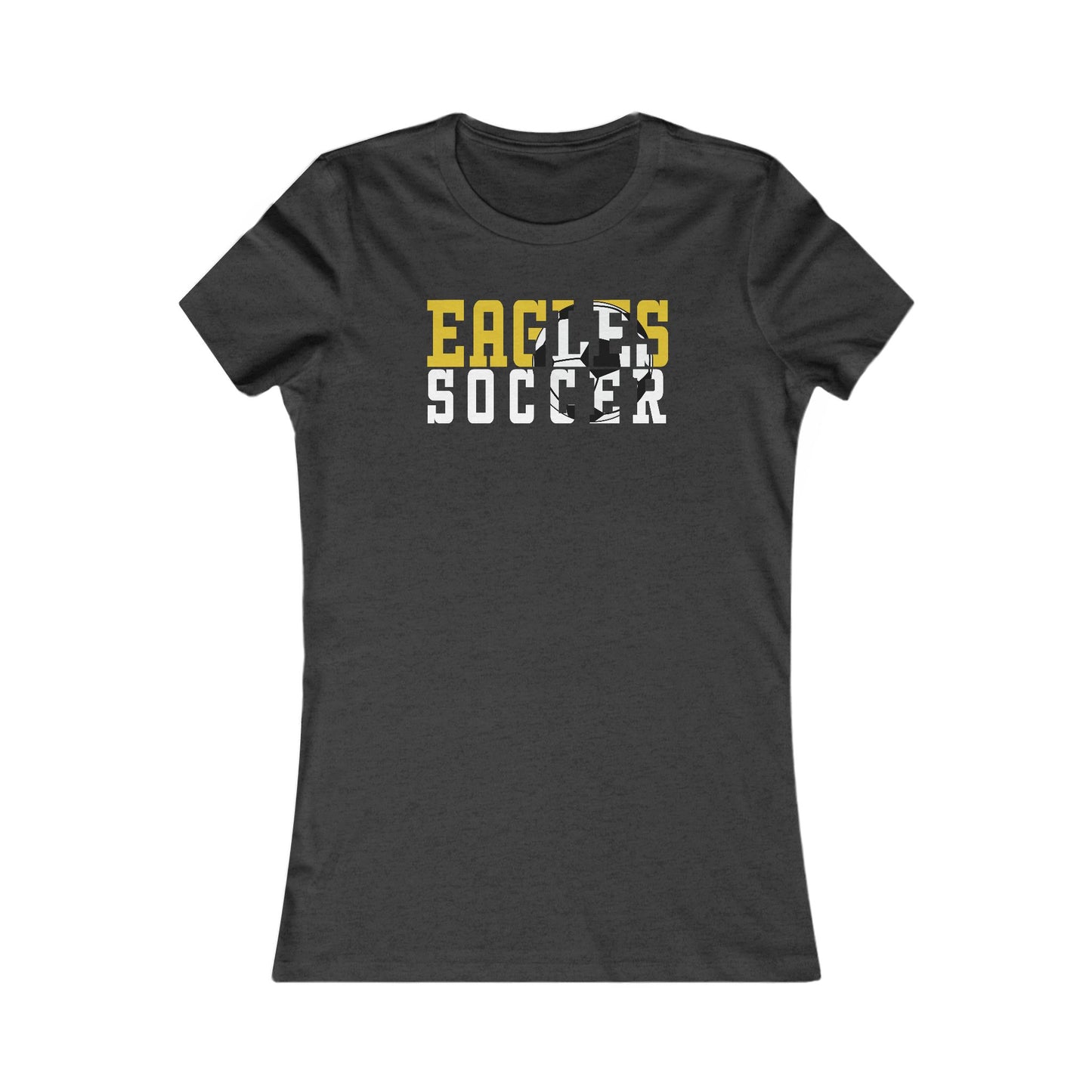 Soccer Cutout - Bella+Canva Women's Favorite Tee