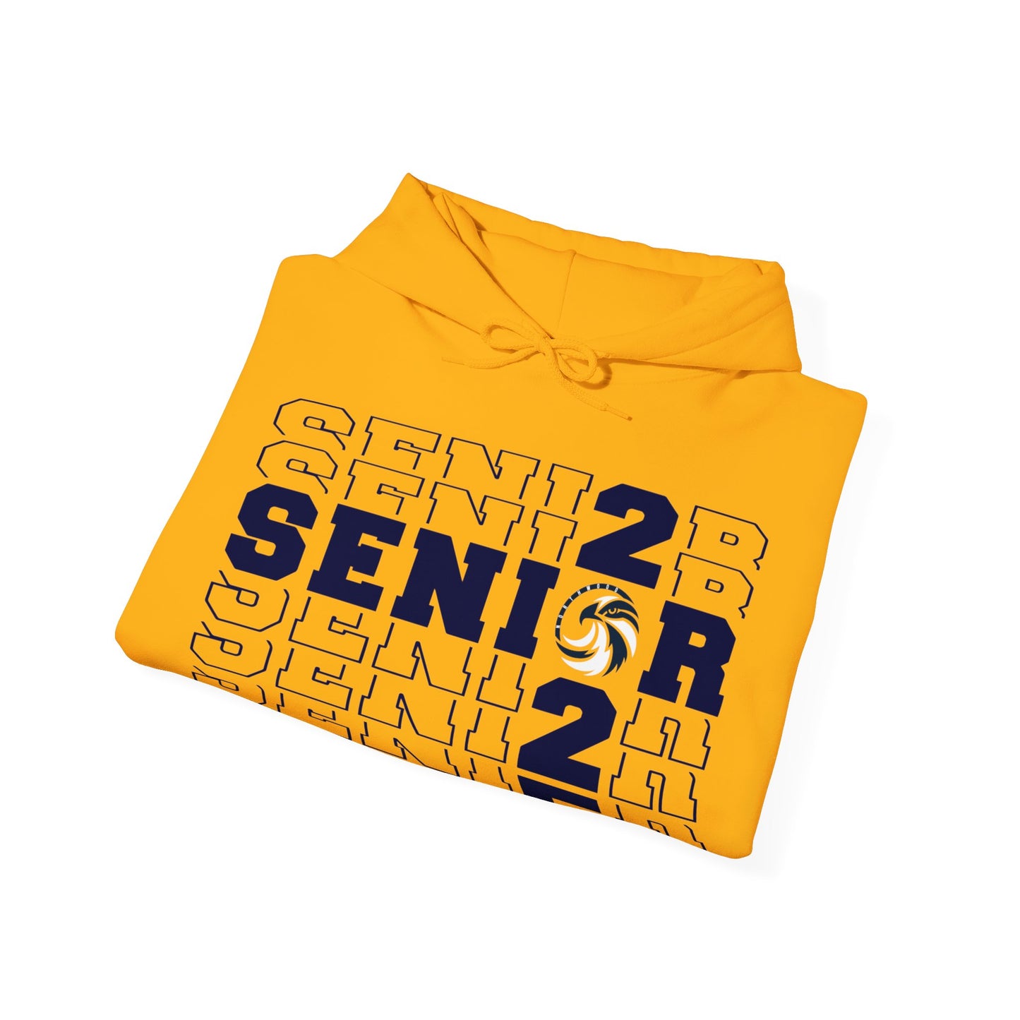 Seniors Cross Stacked c/o 2025 - Gildan Unisex Heavy Blend™ Hooded Sweatshirt