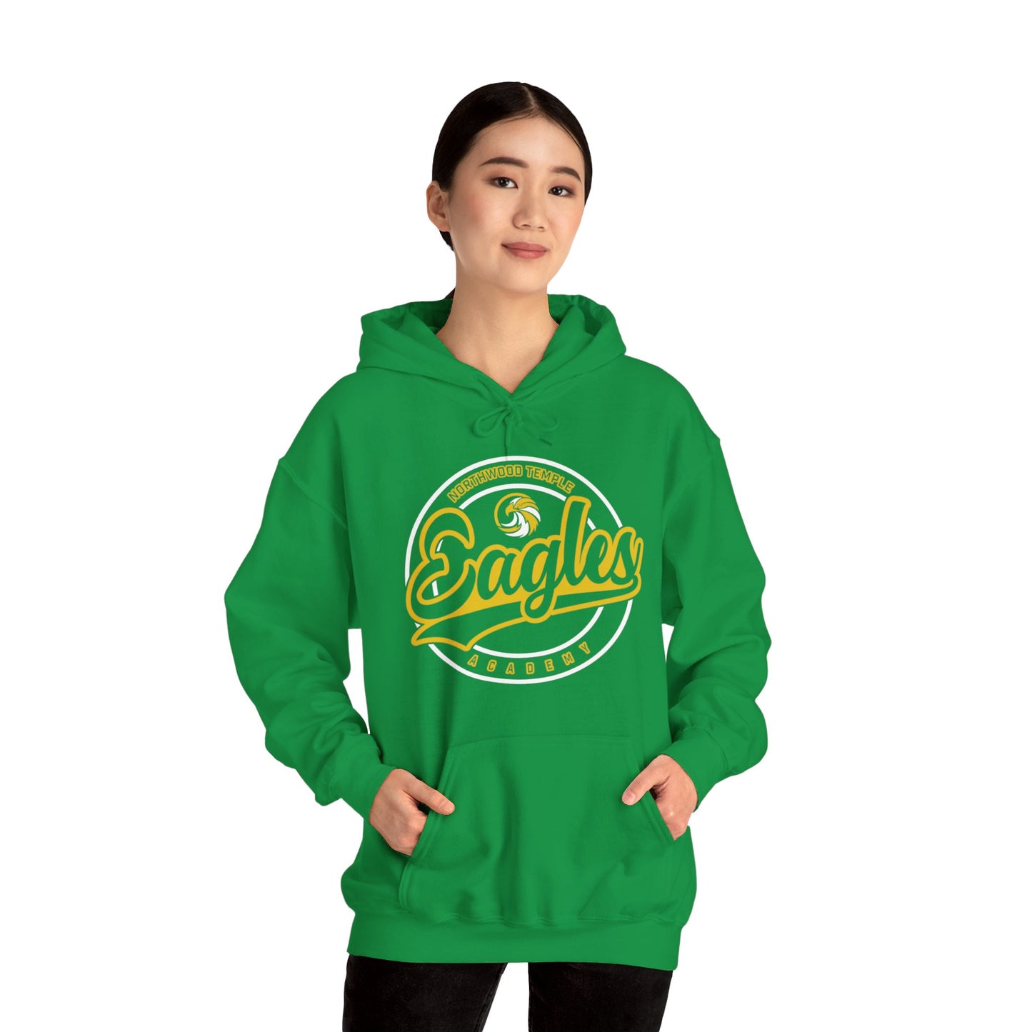 Eagles Circle Stamp - Gildan Unisex Heavy Blend™ Hooded Sweatshirt