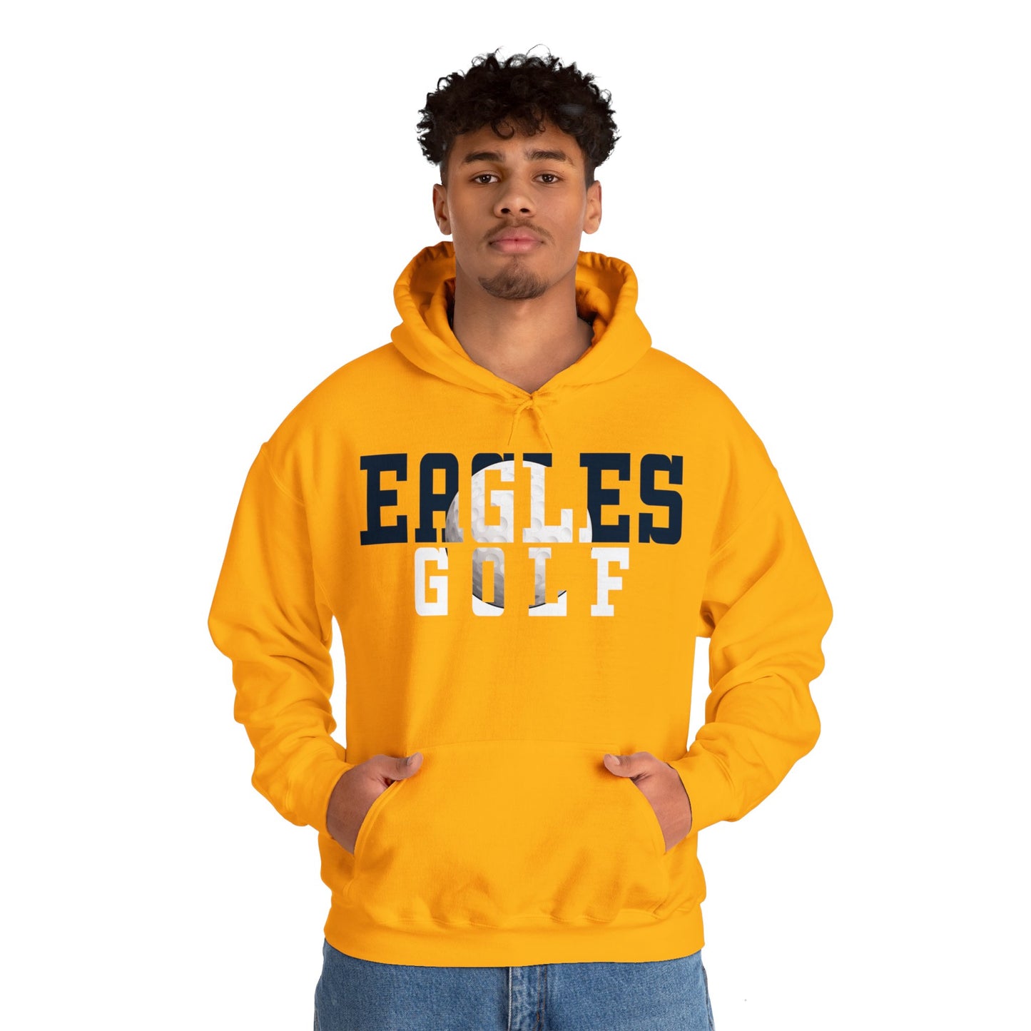 Golf Cutout - Gildan Unisex Heavy Blend™ Hooded Sweatshirt