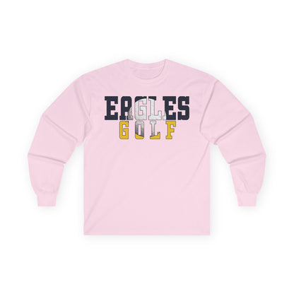 Golf Cutout - Gildan Ultra Cotton Long Sleeve Tee