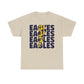 Lightning Bolt Eagles -  Gildan Unisex Heavy Cotton Tee