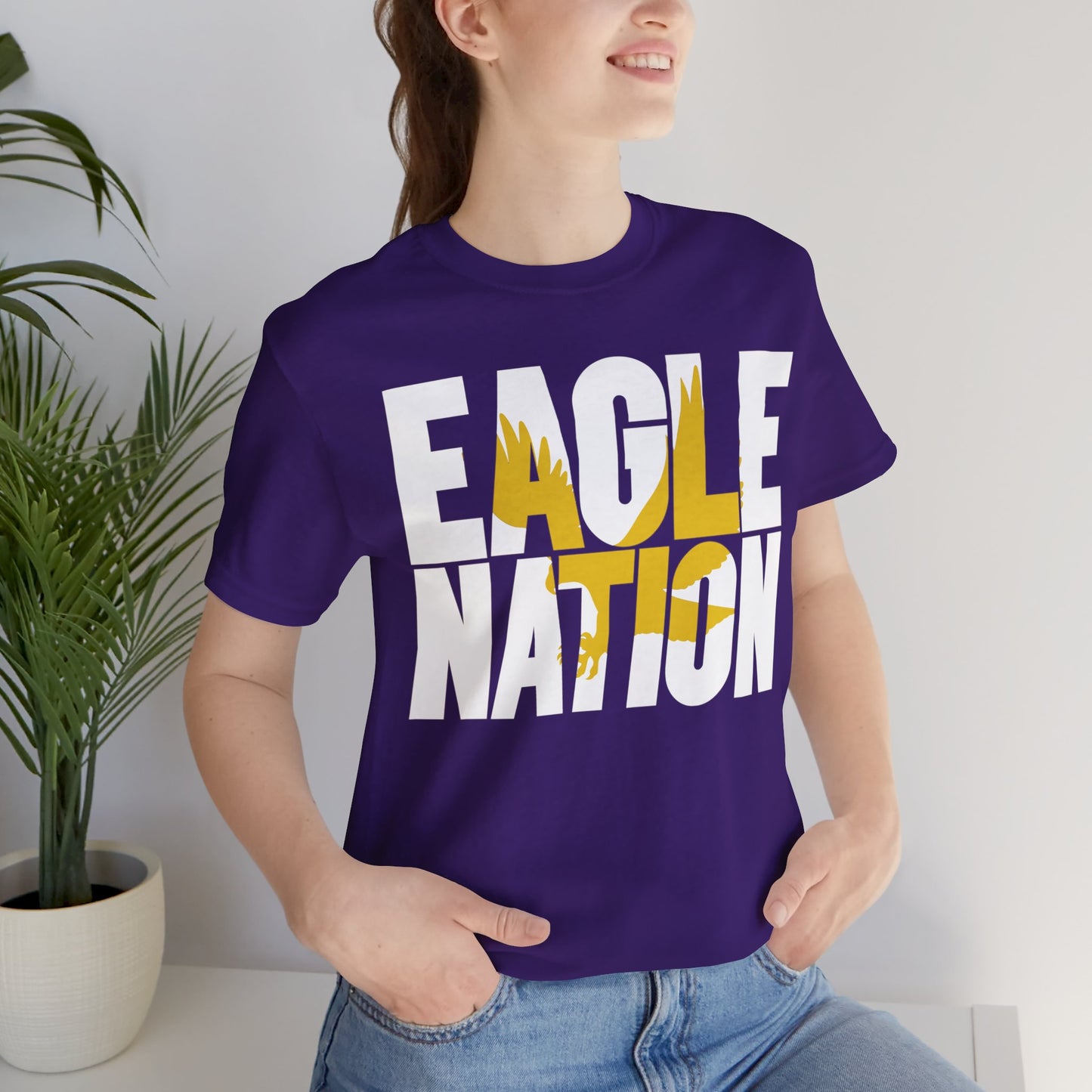 Eagle Nation - Bella+Canva Unisex Jersey Short Sleeve Tee