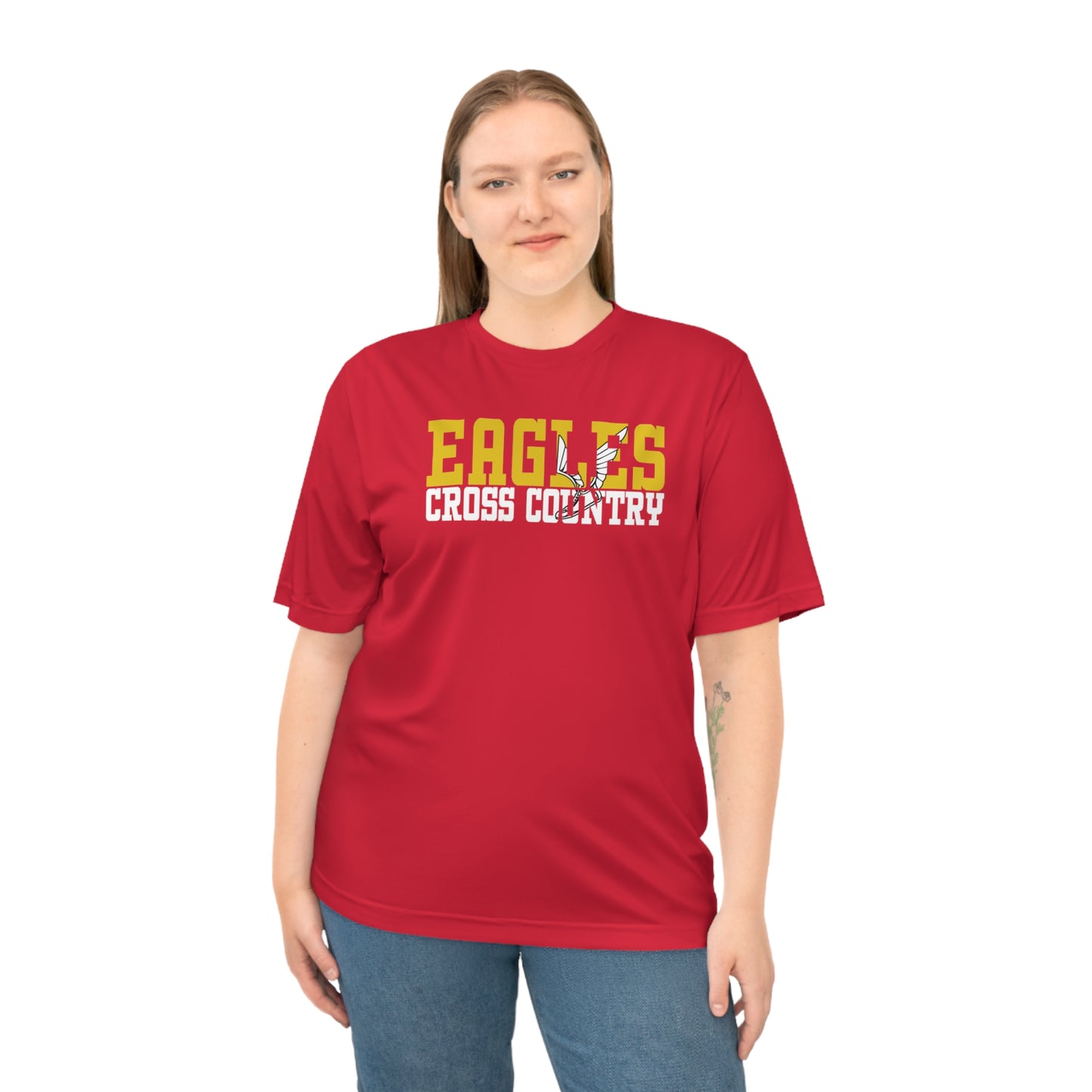 Cross Country Cutout - Team 365 Unisex Zone Performance T-shirt