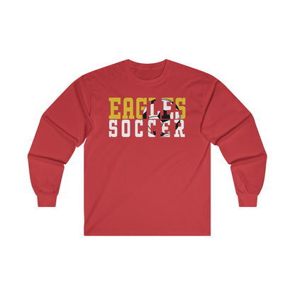 Soccer Cutout - Gidan Ultra Cotton Long Sleeve Tee