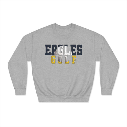 Golf Cutout - Gildan Unisex DryBlend® Crewneck Sweatshirt