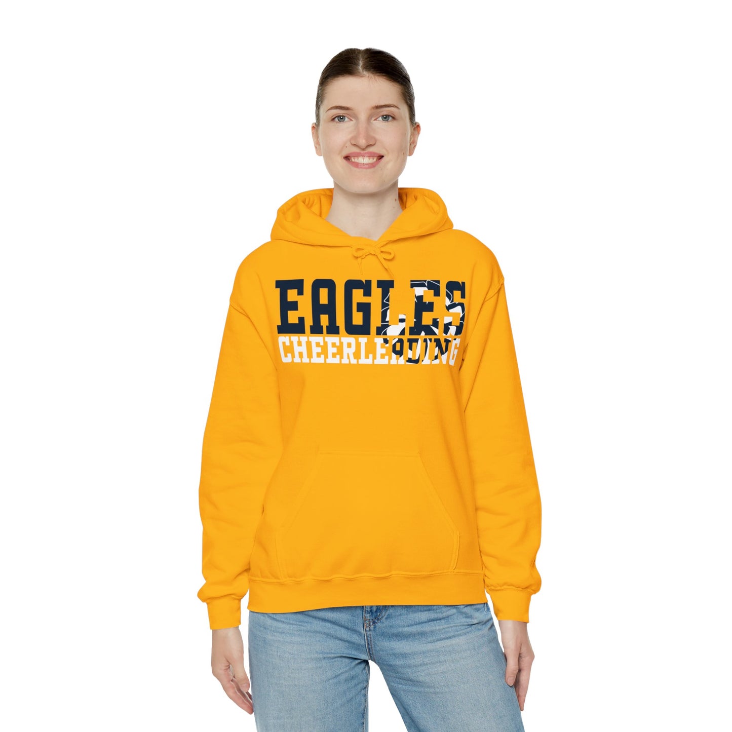 Cheerleading Cutout - Gildan Unisex Heavy Blend™ Hooded Sweatshirt