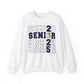 Seniors Cross Stacked c/o 2025 - Gildan Unisex Heavy Blend™ Crewneck Sweatshirt