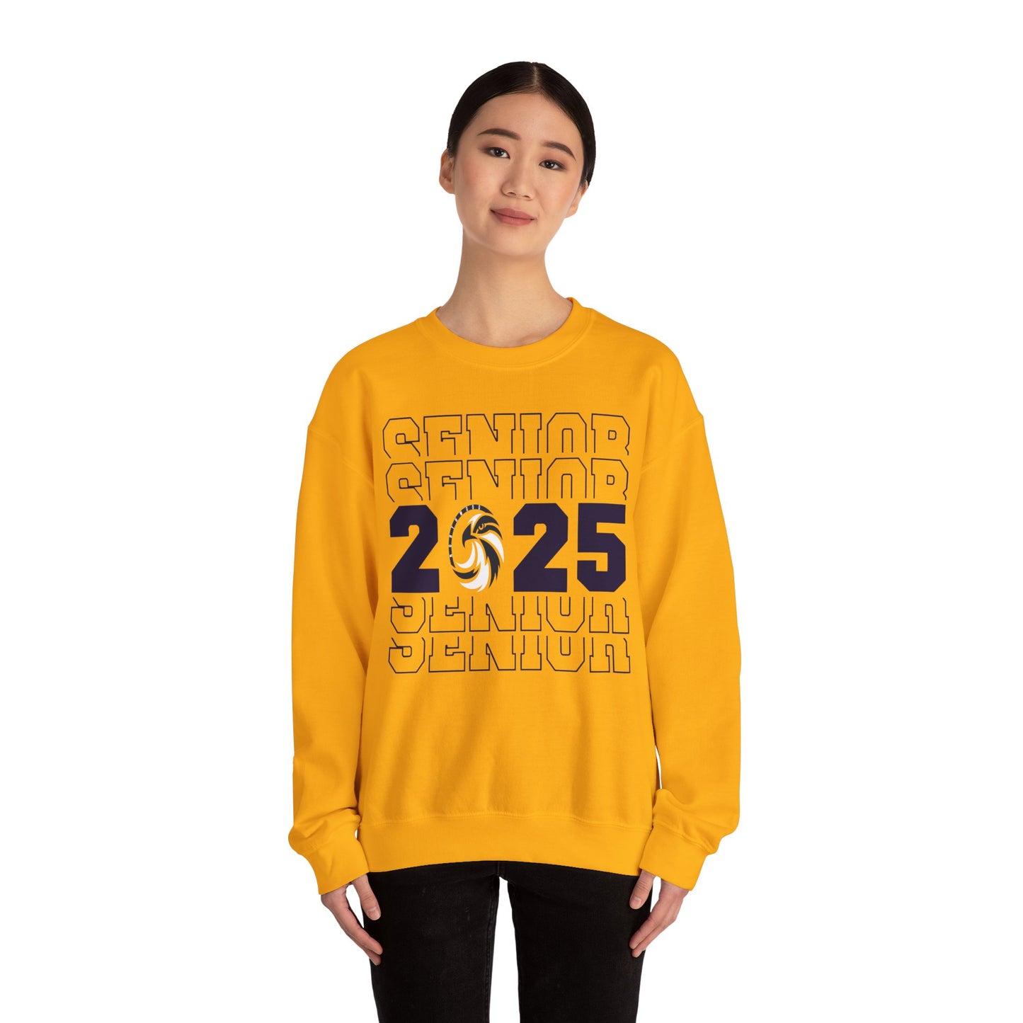 Senior Stacked c/o 2025 - Gildan Unisex Heavy Blend™ Crewneck Sweatshirt