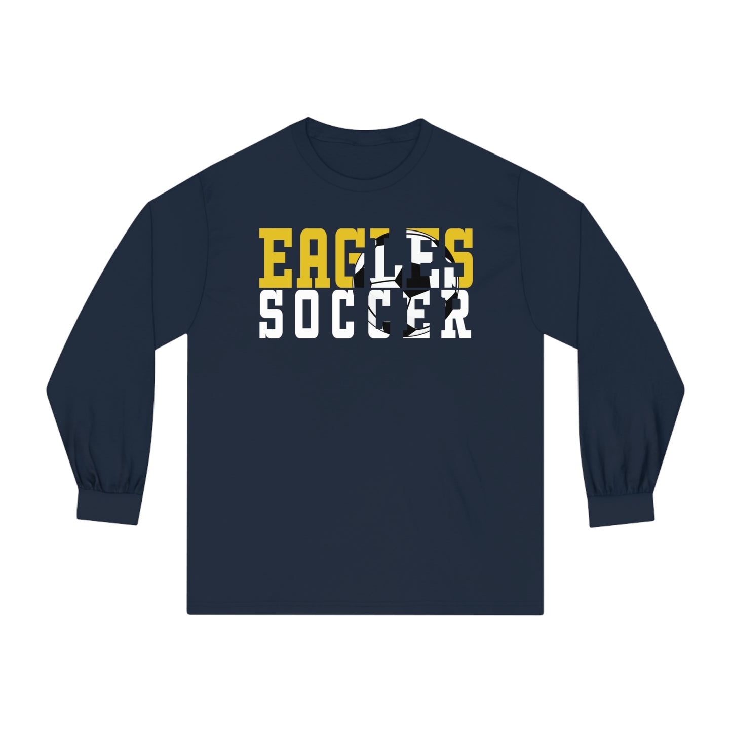 Soccer Cutout - American Apparel Unisex Classic Long Sleeve T-Shirt