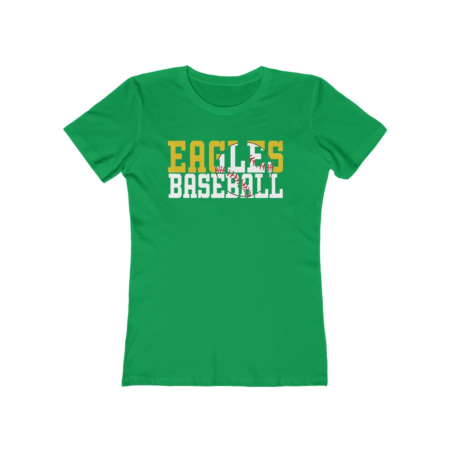 Baseball Cutout - Next Level Women's The Boyfriend Tee