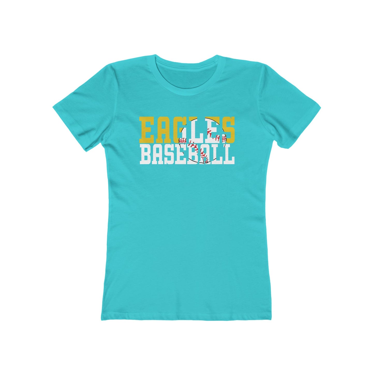 Baseball Cutout - Next Level Women's The Boyfriend Tee