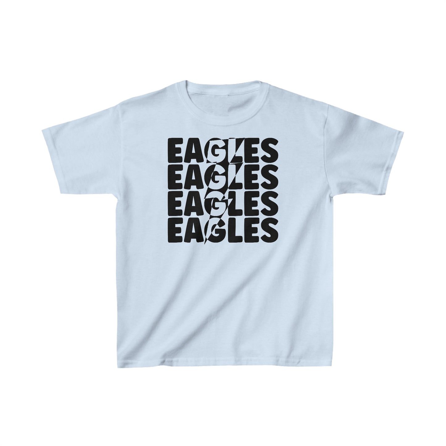 Lightning Bolt Eagle - Gildan Kids Heavy Cotton™ Tee