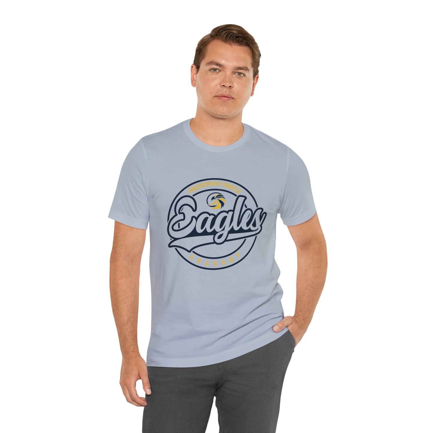 Eagles Circle Stamp - Bella+Canva Unisex Jersey Short Sleeve Tee