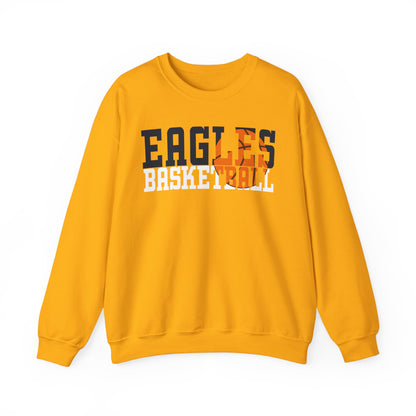 Basketball Cutout - Gildan Unisex Heavy Blend™ Crewneck Sweatshirt