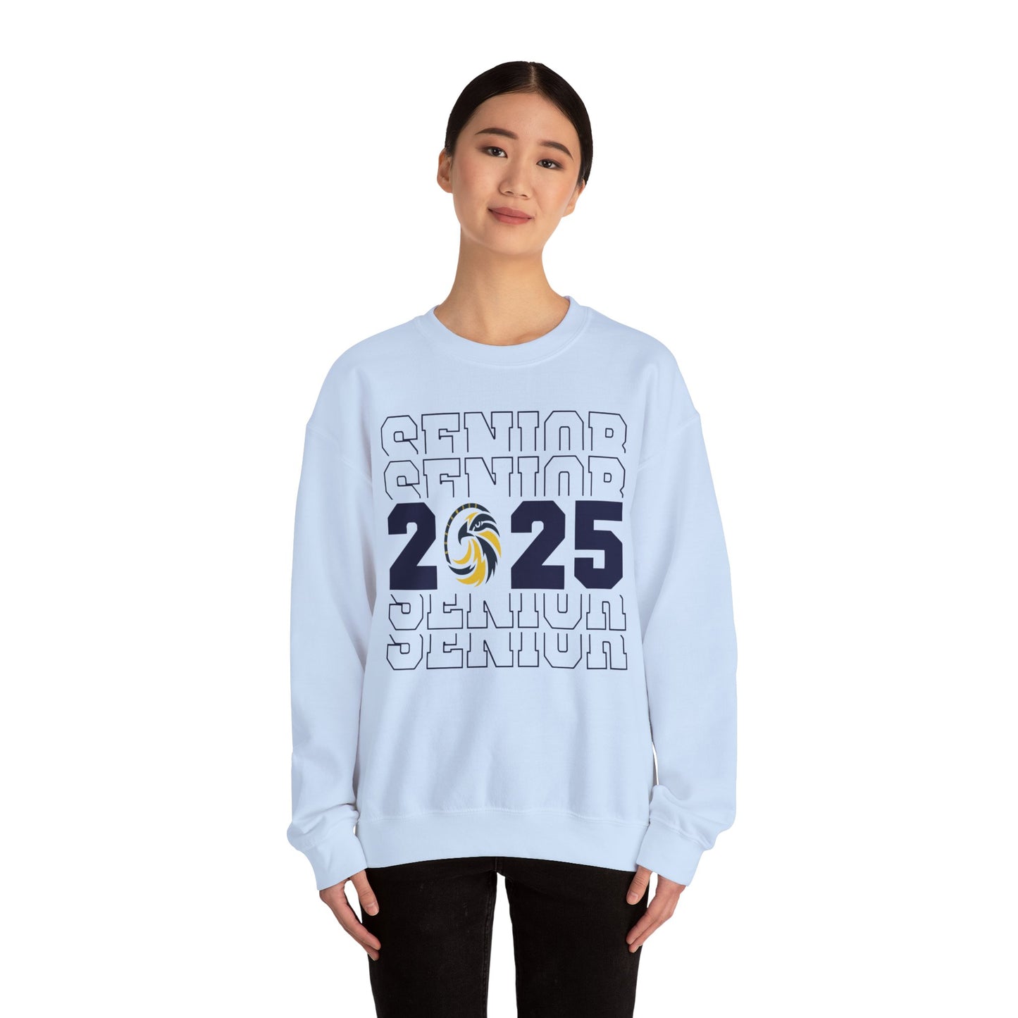 Senior Stacked c/o 2025 - Gildan Unisex Heavy Blend™ Crewneck Sweatshirt