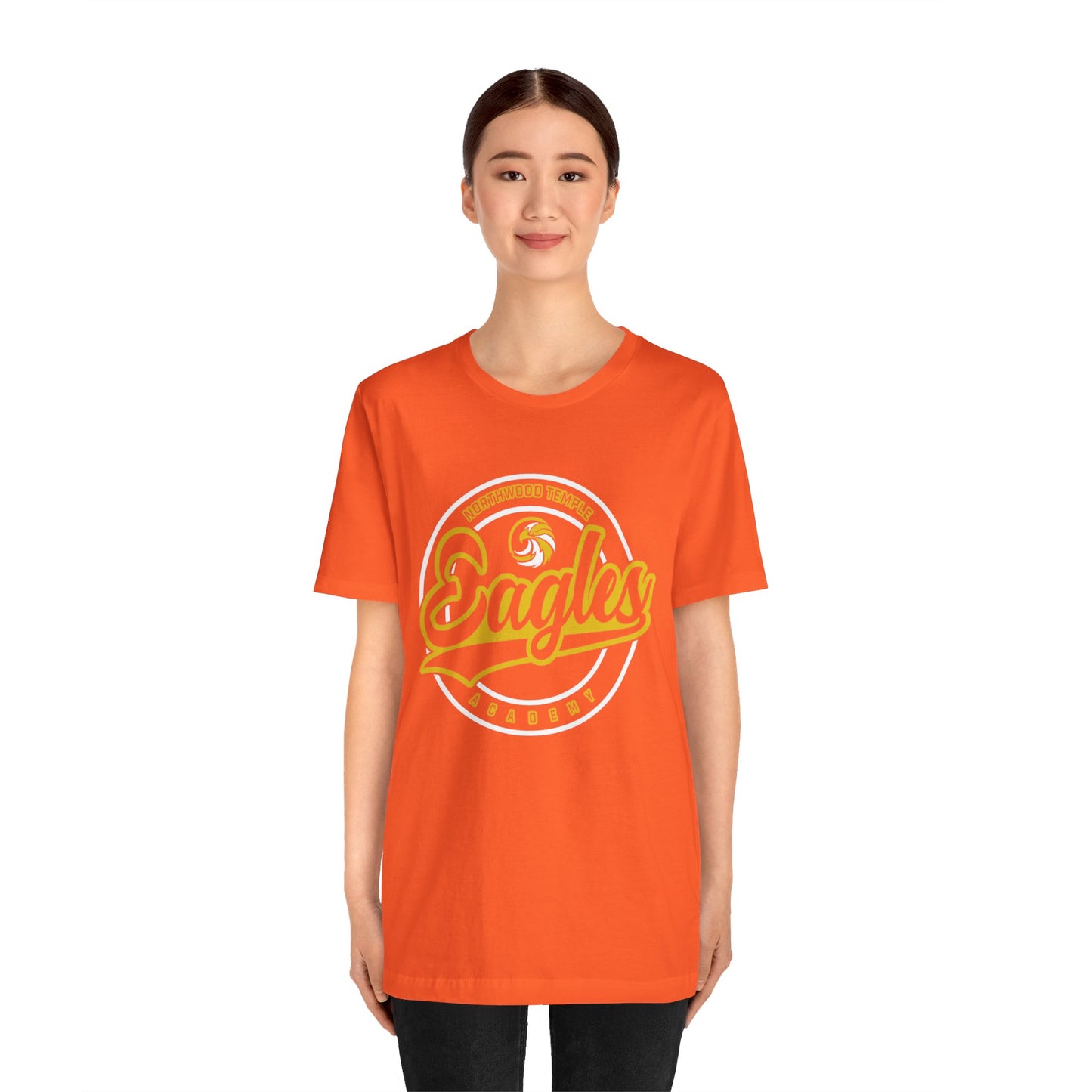 Eagles Circle Stamp - Bella+Canva Unisex Jersey Short Sleeve Tee