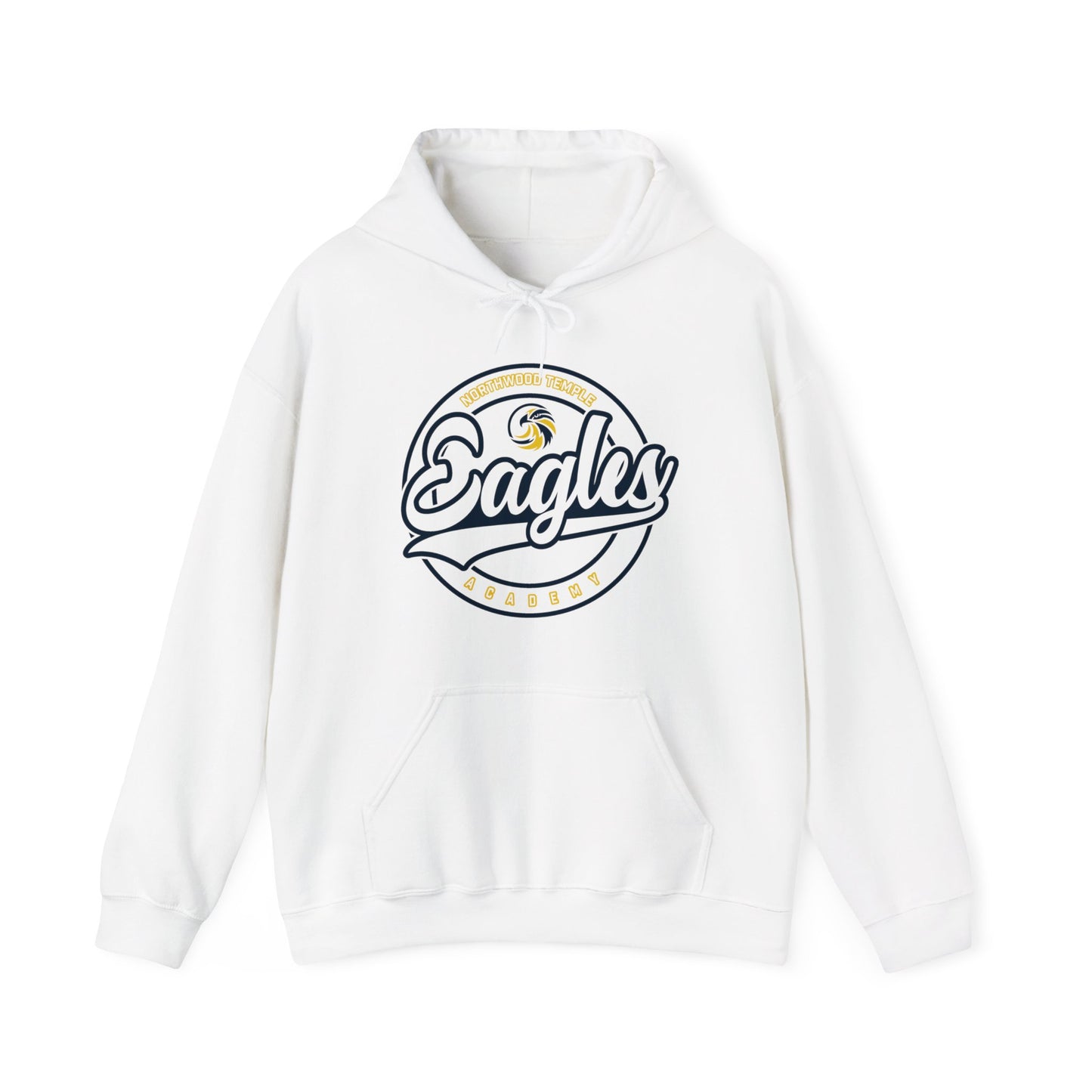 Eagles Circle Stamp - Gildan Unisex Heavy Blend™ Hooded Sweatshirt