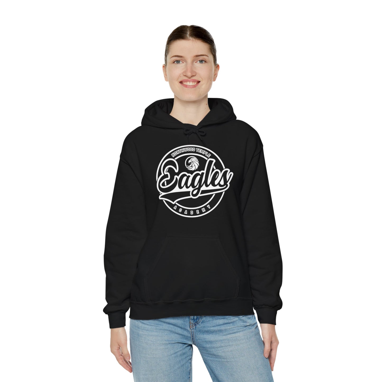 Eagles Circle Stamp - Gildan Unisex Heavy Blend™ Hooded Sweatshirt