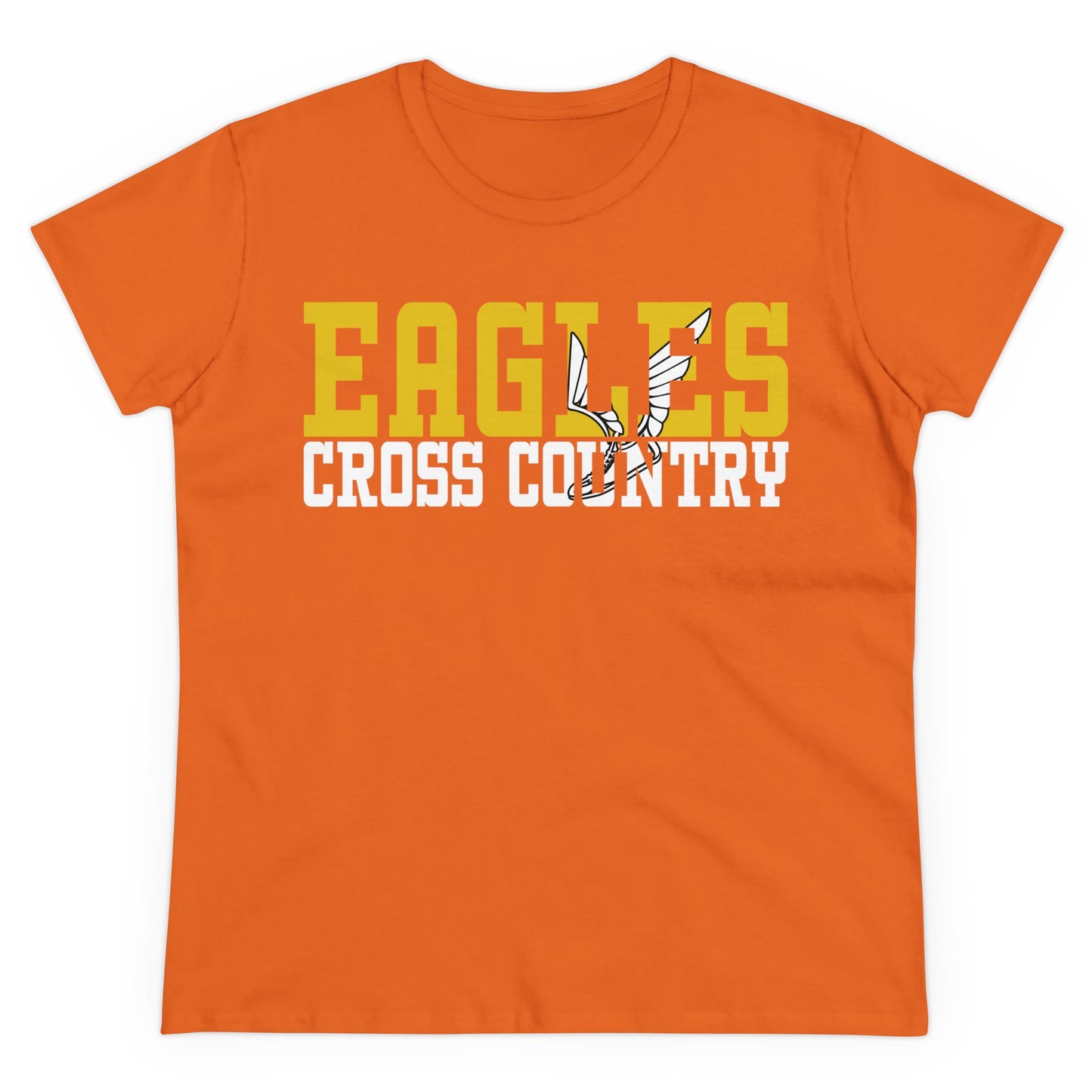 Cross Country Cutout - Gildan Women's Midweight Cotton Tee