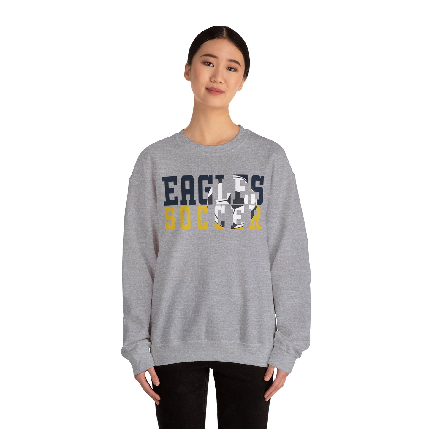 Soccer Cutout - Gildan Unisex Heavy Blend™ Crewneck Sweatshirt