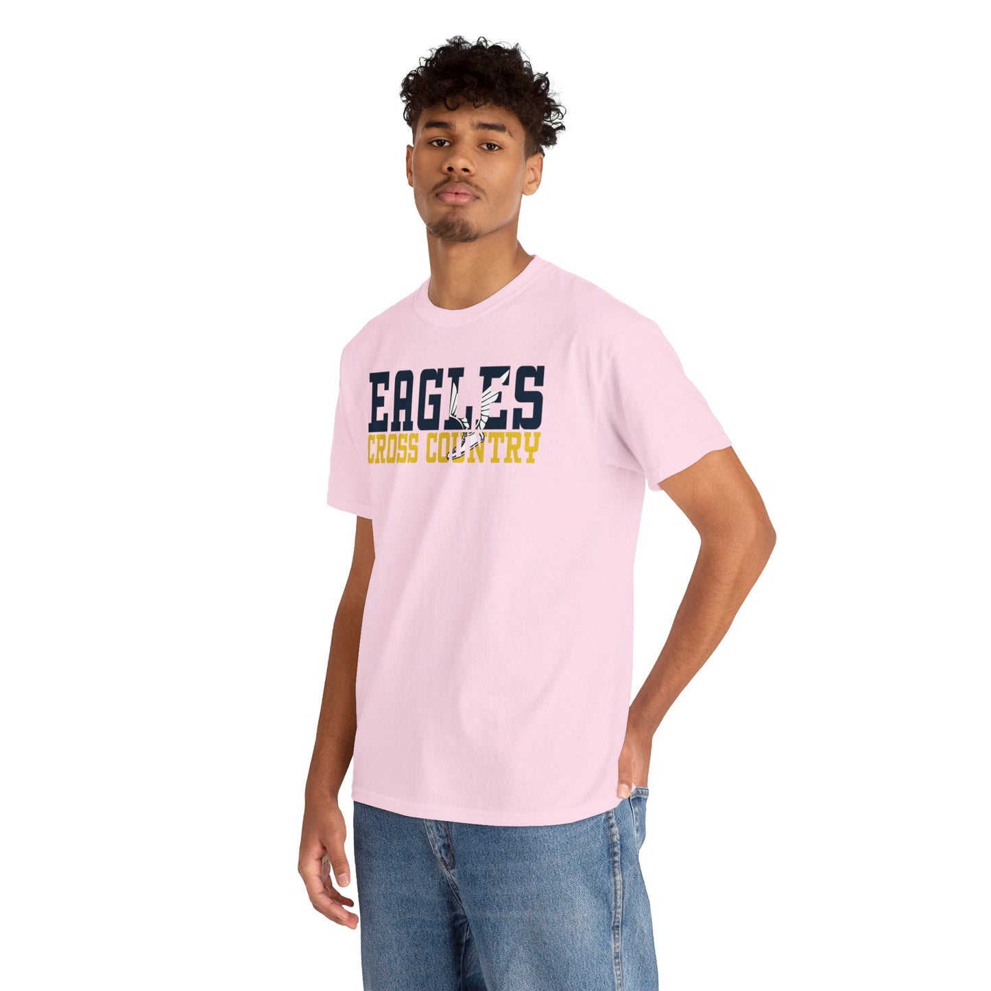 Cross Country Cutout - Gildan Unisex Heavy Cotton Tee