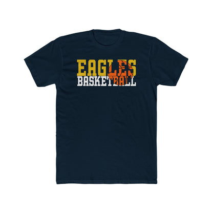 Basketball Cutout - Next Level Men's Cotton Crew Tee