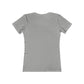 Soccer Cutout - Next Level Women's The Boyfriend Tee