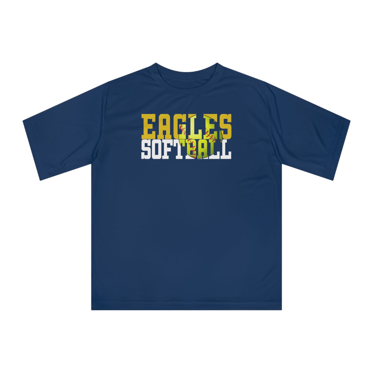 Softball Cutout - Team 365 Unisex Zone Performance T-shirt