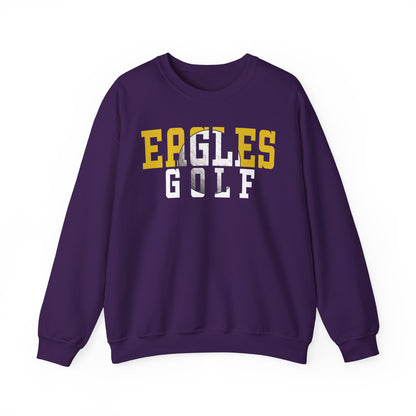 Gold Cutout - Gildan Unisex Heavy Blend™ Crewneck Sweatshirt