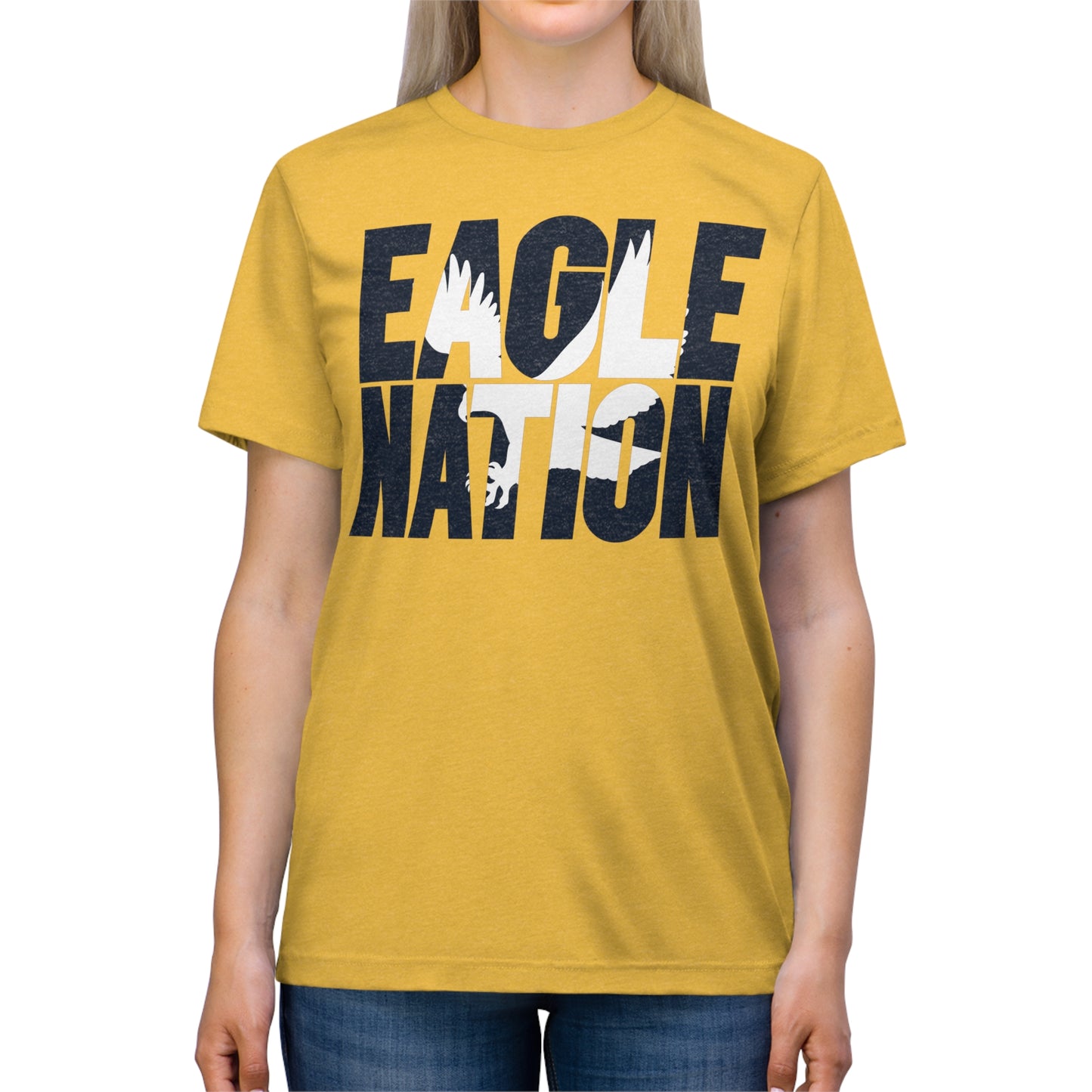 Eagle Nation - Bella+Canva Unisex Triblend Tee