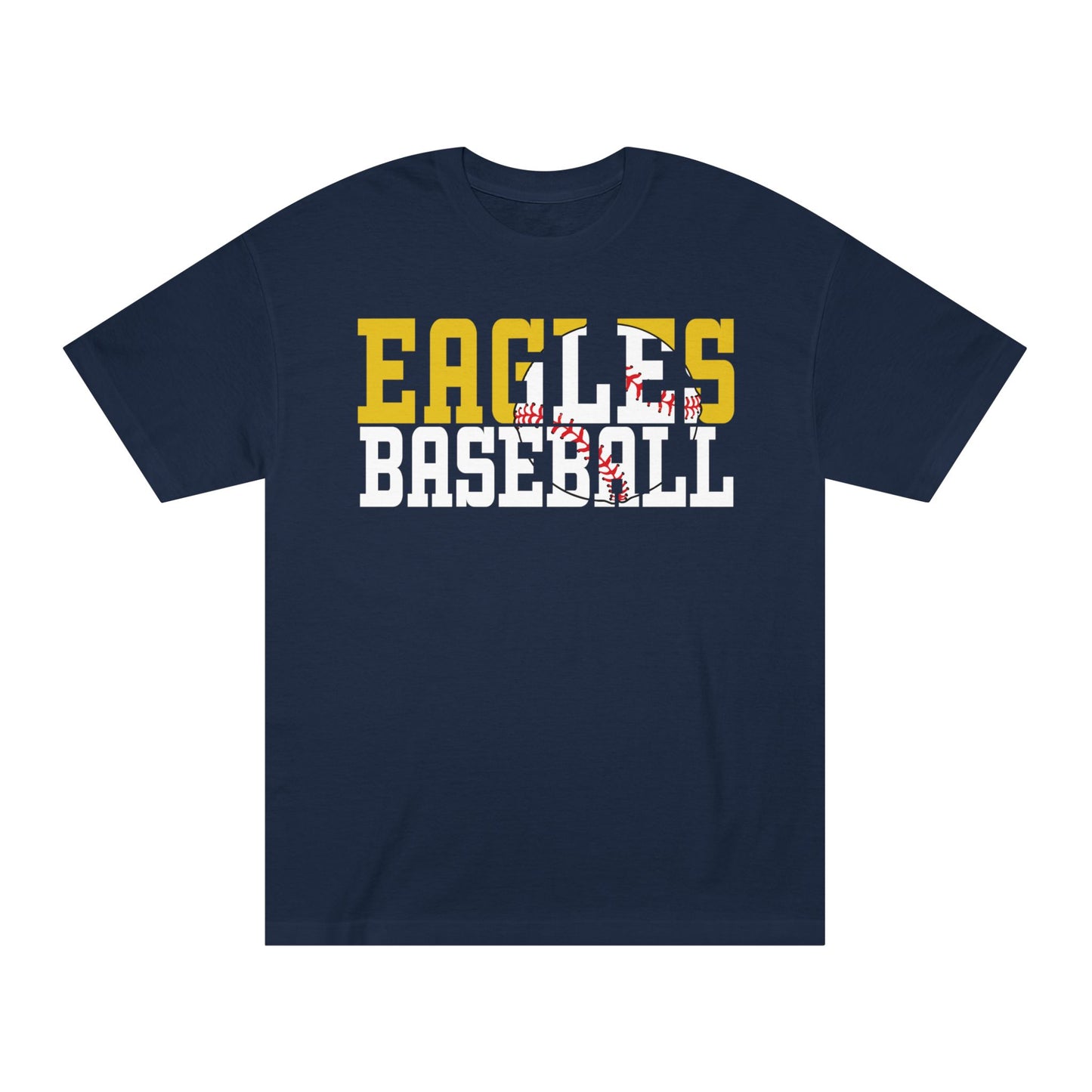 Baseball Cutout - American Apparel Unisex Classic Tee