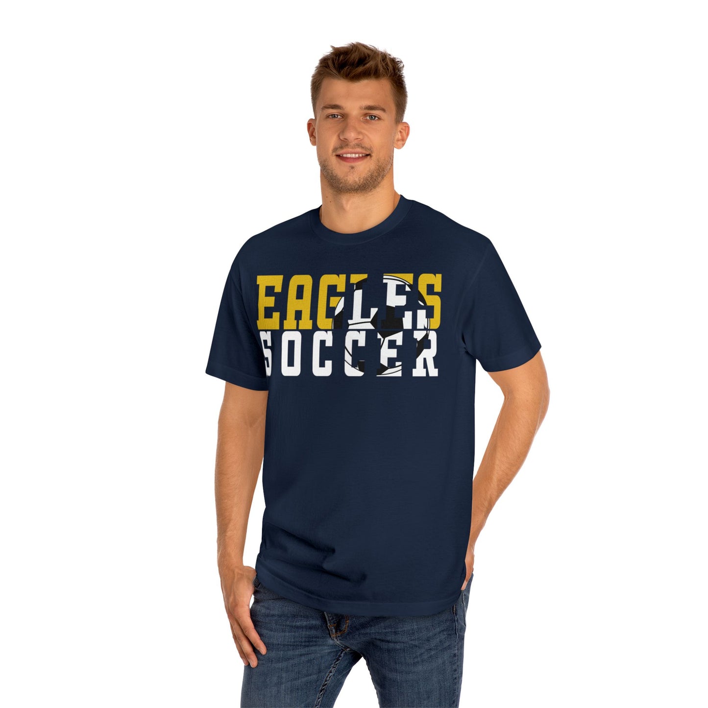 Soccer Cutout - American Apparel Unisex Classic Tee