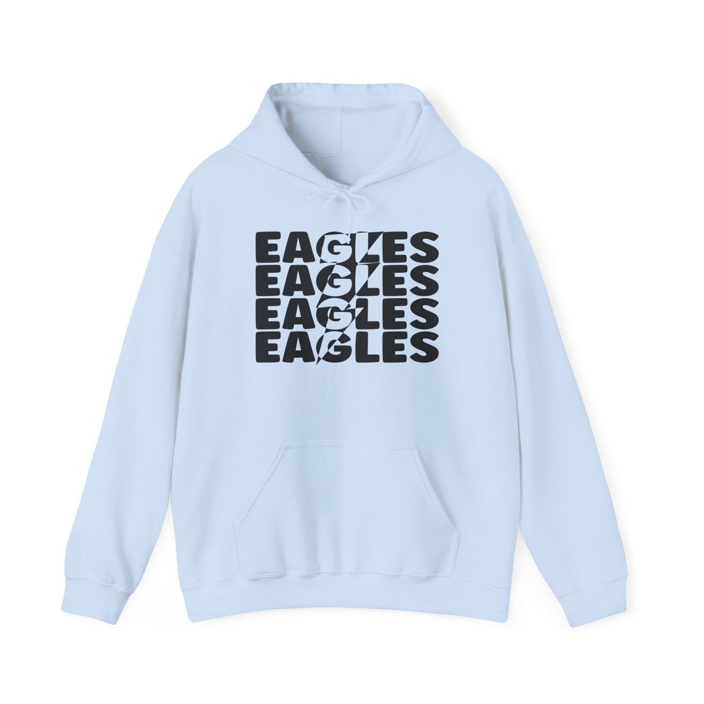 Lightning Bolt Eagles - Gildan Unisex Heavy Blend™ Hooded Sweatshirt