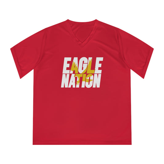 Eagle Nation - Team 365 Women's Performance V-Neck T-Shirt