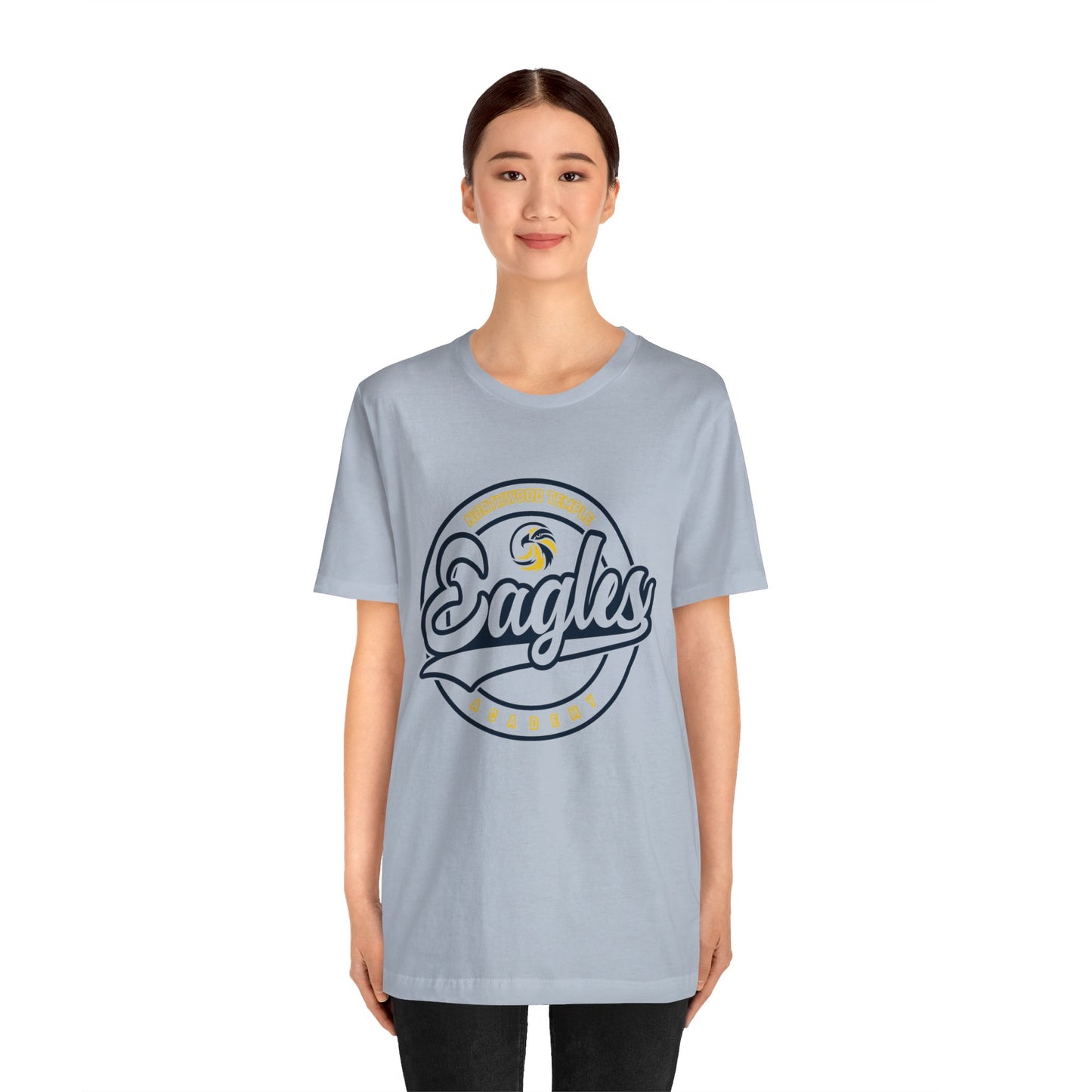 Eagles Circle Stamp - Bella+Canva Unisex Jersey Short Sleeve Tee