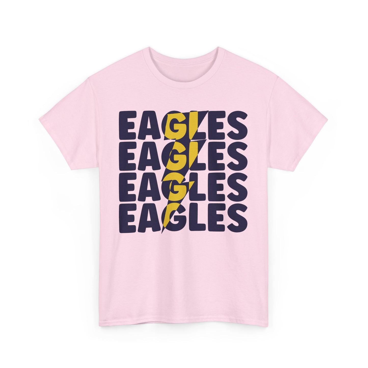 Lightning Bolt Eagles -  Gildan Unisex Heavy Cotton Tee