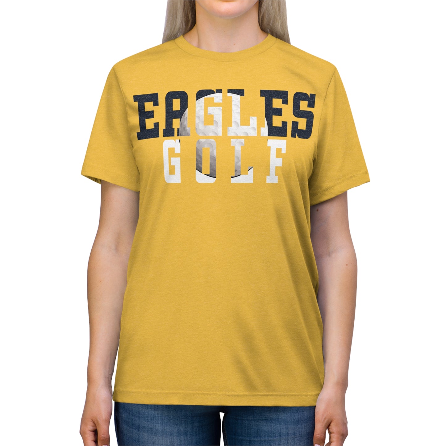 Golf Cutout - Bella+Canva Unisex Triblend Tee