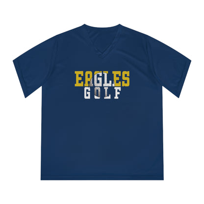 Golf Cutout - Team 365 Women's Performance V-Neck T-Shirt