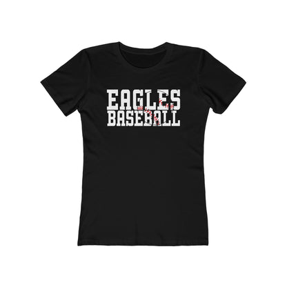 Baseball Cutout - Next Level Women's The Boyfriend Tee