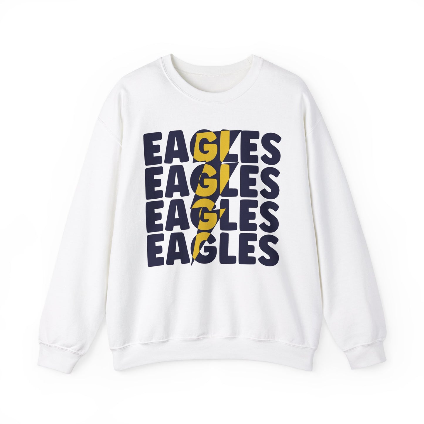 Lightning Bolt Eagle - Gildan Unisex Heavy Blend™ Crewneck Sweatshirt