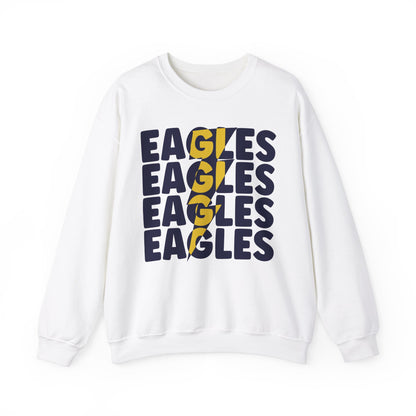 Lightning Bolt Eagle - Gildan Unisex Heavy Blend™ Crewneck Sweatshirt