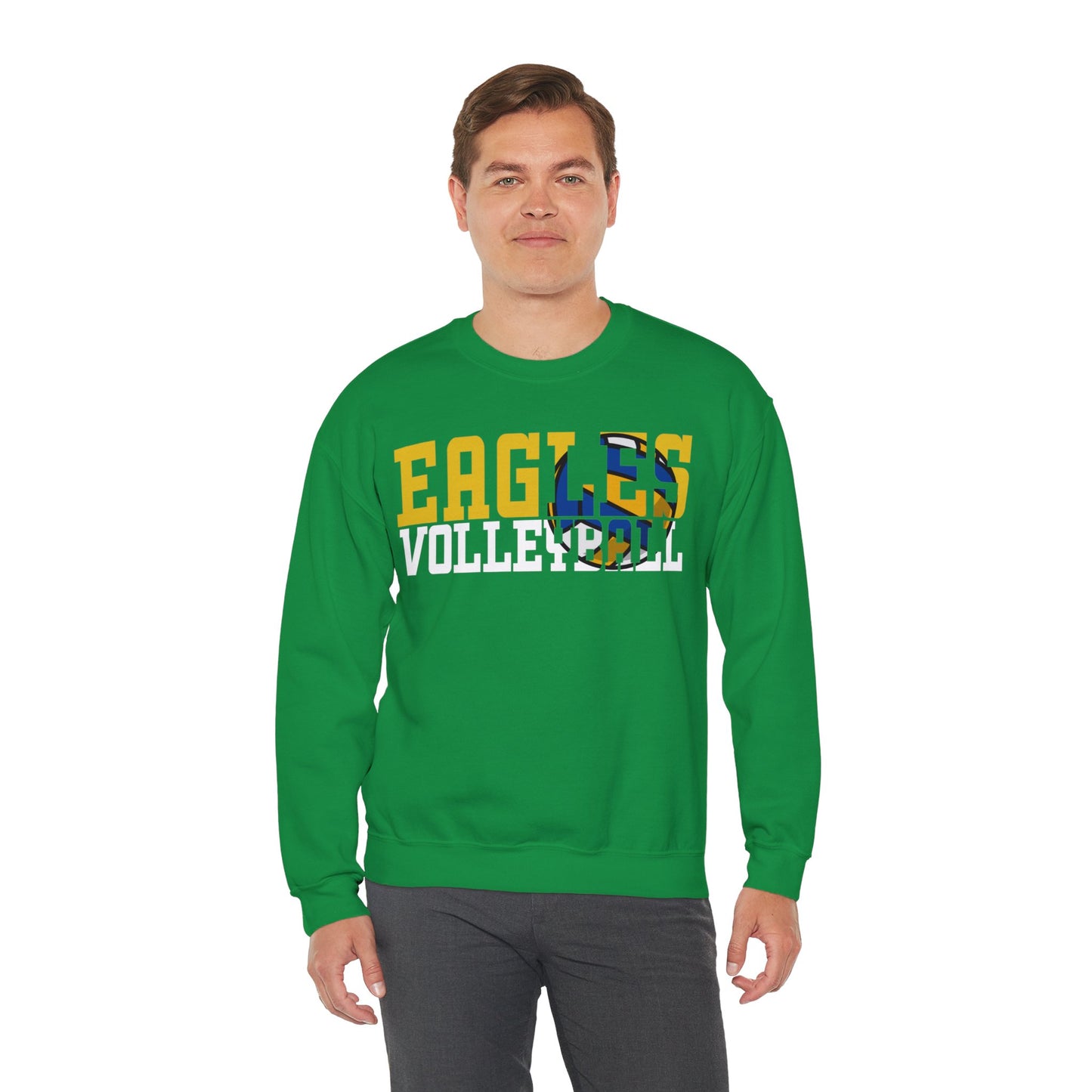 Volleyball Cutout - Gildan Unisex Heavy Blend™ Crewneck Sweatshirt