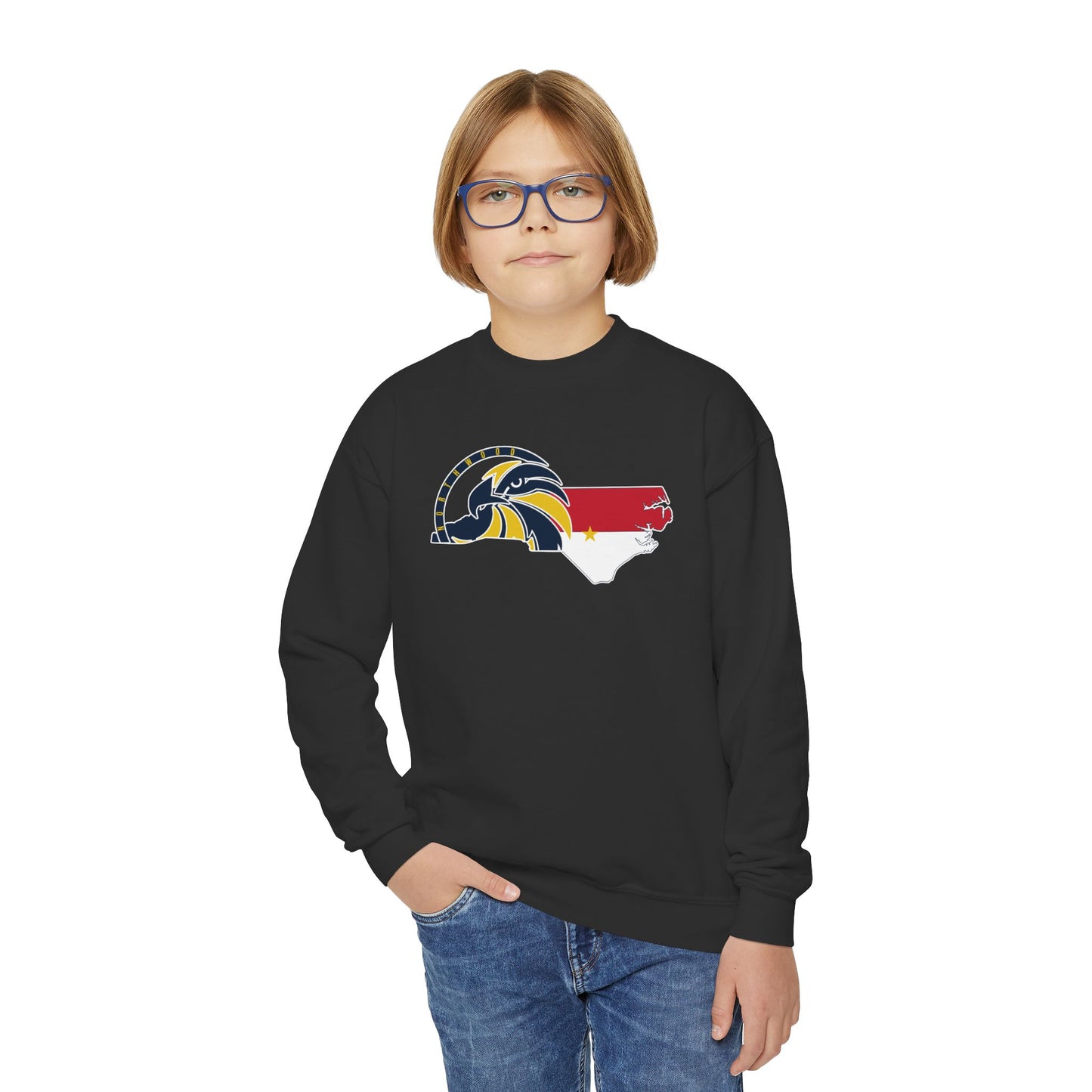 Made in NC - Gildan Youth Crewneck Sweatshirt