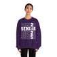 Seniors Cross Stacked c/o 2025 - Gildan Unisex Heavy Blend™ Crewneck Sweatshirt