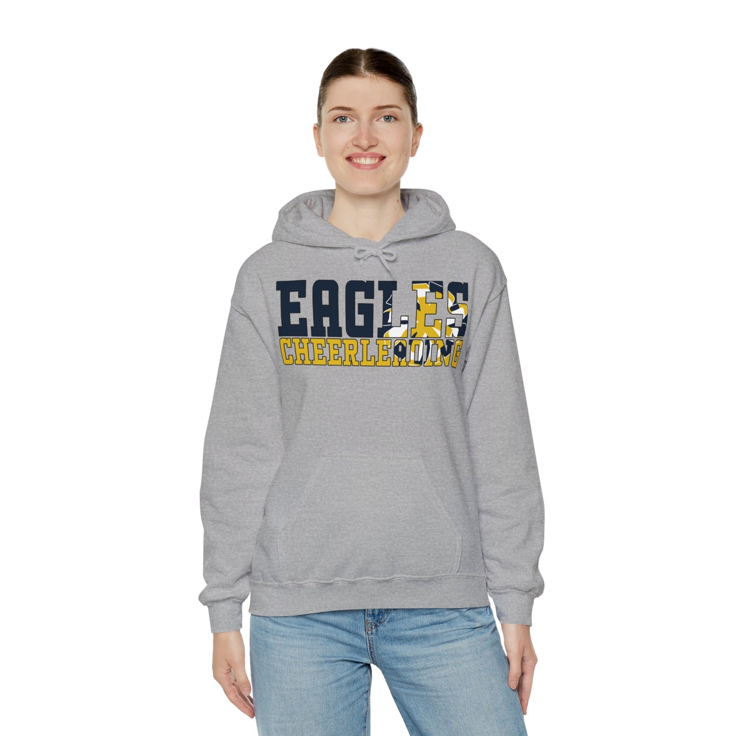 Cheerleading Cutout - Gildan Unisex Heavy Blend™ Hooded Sweatshirt